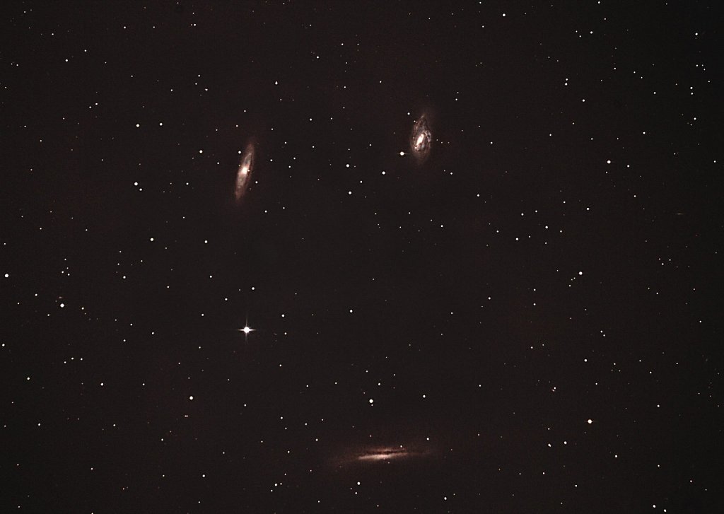 Leo Triplet Galaxienhaufen
